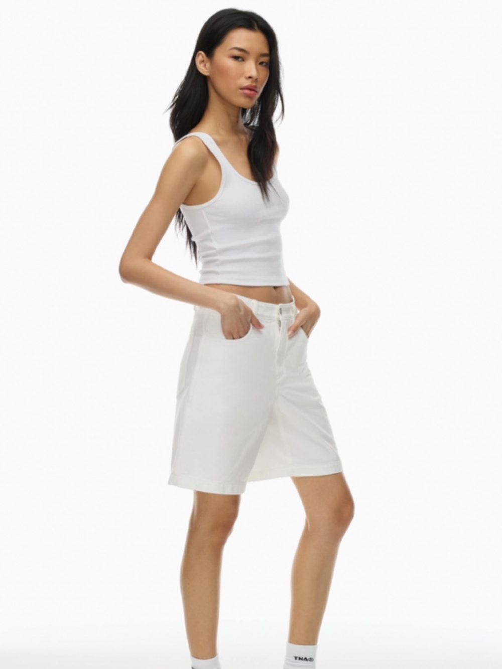 TNA kennedy shorts in white